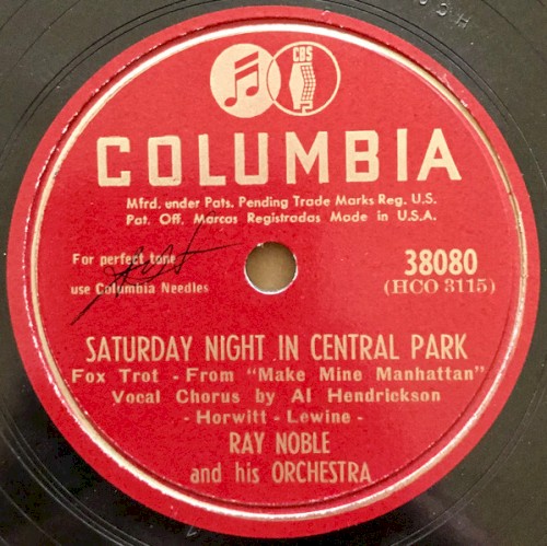 Saturday Night in Central Park / I Fell in Love With You