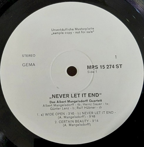 Never Let It End