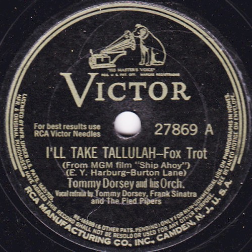 I'll Take Tallulah / Not So Quiet Please