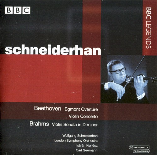 Beethoven: Egmont Overture / Violin Concerto / Brahms: Violin Sonata in D minor