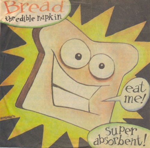 No Idea Fanzine Twelve: Bread the Edible Napkin