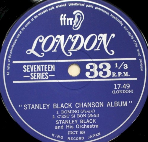 Stanley Black Chanson Album