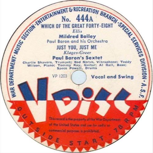 Which of the Great Forty‐Eight / Just You, Just Me / Like Someone in Love / Love Is the Sweetest Thing
