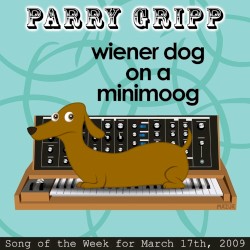 Wiener Dog on a Minimoog