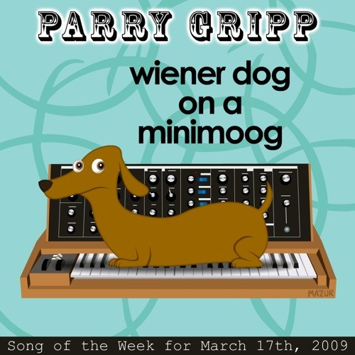 Wiener Dog on a Minimoog