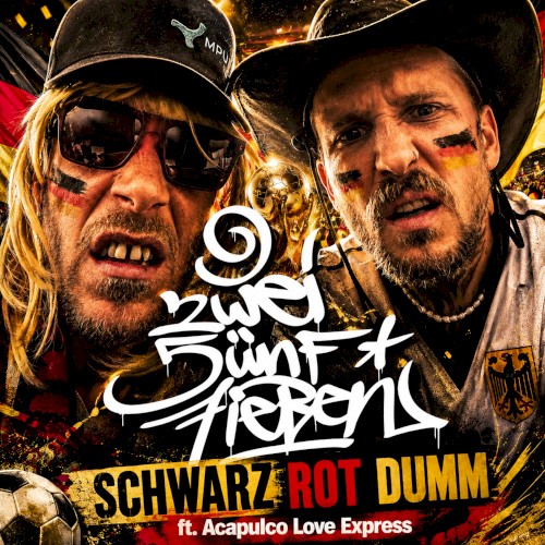Schwarz Rot Dumm