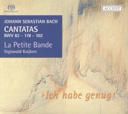 Johann Sebastian Bach: Cantatas BWV 82 - 178 - 102