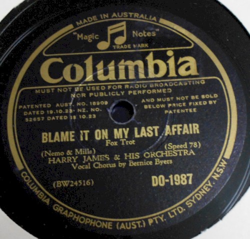 Blame It on My Last Affair / Little Sir Echo