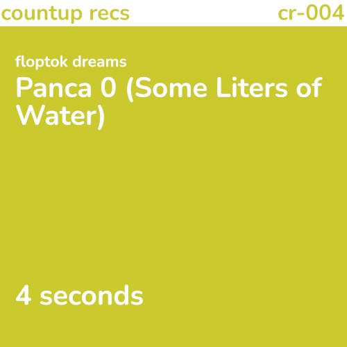 Panca 0 (Some Liters of Water)