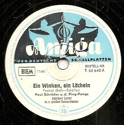 Ein Winken, ein Lächeln / Die wunderschöne Zeit der jungen Liebe