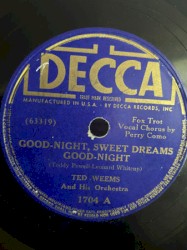 Good-Night, Sweet Dreams Good-Night / What Are You Doing the Rest of Your Life