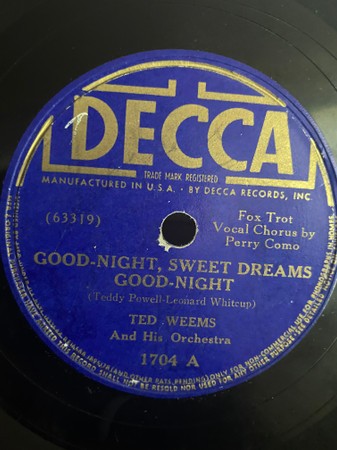 Good-Night, Sweet Dreams Good-Night / What Are You Doing the Rest of Your Life