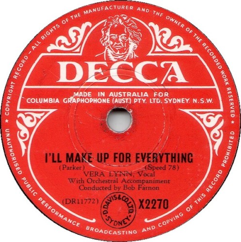 I'll Make Up for Everything / You Can't Be True Dear