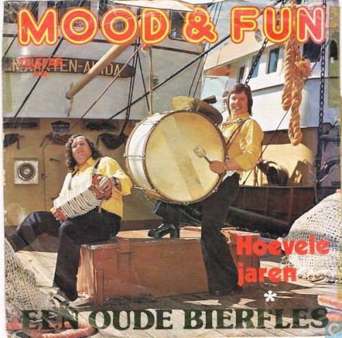 Een oude bierfles