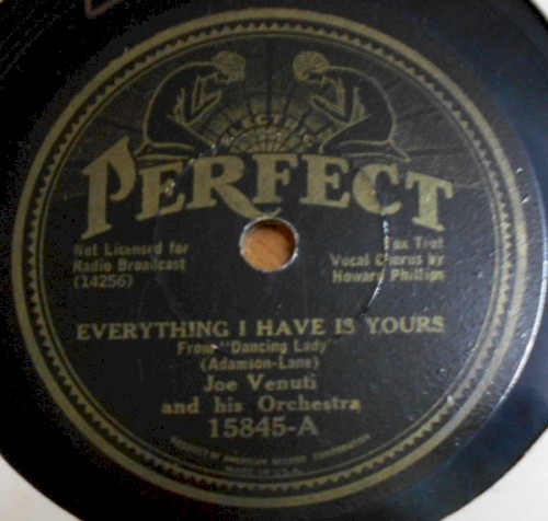 Everything I Have Is Yours / My Dancing Lady