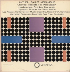 Ballet Mécanique / Toccata For Percussion / October Mountain / Sketch For Percussion