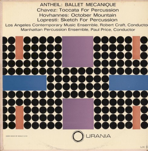 Ballet Mécanique / Toccata For Percussion / October Mountain / Sketch For Percussion