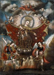 Virgin of Carmel Saving Souls in Purgatory