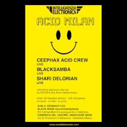 Ceephax Acid Crew Live at Intellighenzia Electronica, Milan 31-01-2015