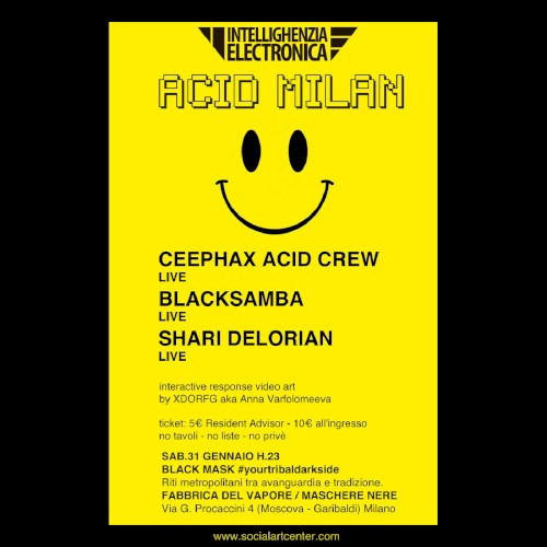 Ceephax Acid Crew Live at Intellighenzia Electronica, Milan 31-01-2015