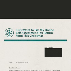 I Just Want to File My Online Self Assessment Tax Return Form This Christmas