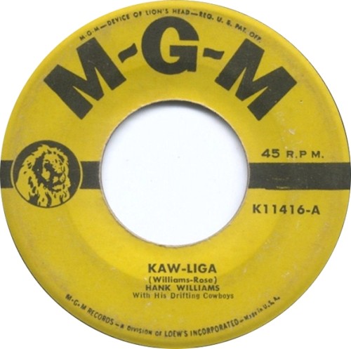 Kaw‐Liga / Your Cheatin’ Heart
