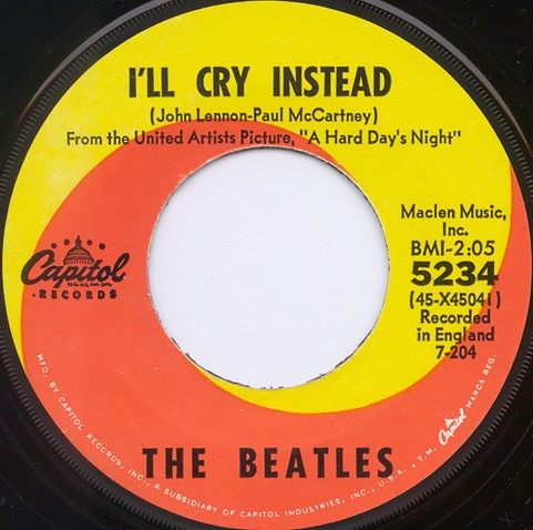 I’ll Cry Instead / I’m Happy Just to Dance With You