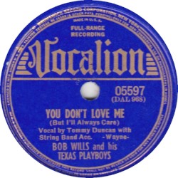 You Don't Love Me (But I'll Always Care) / No Wonder