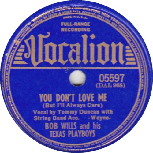 You Don't Love Me (But I'll Always Care) / No Wonder