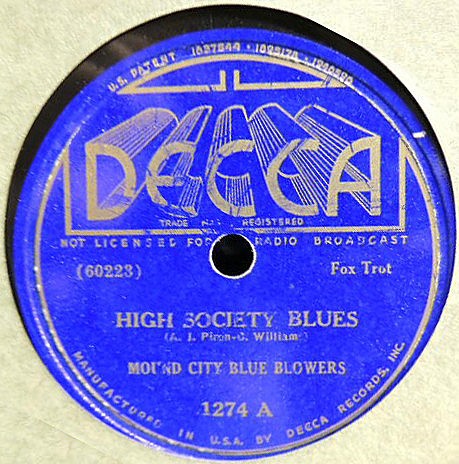 High Society Blues / Muskrat Ramble