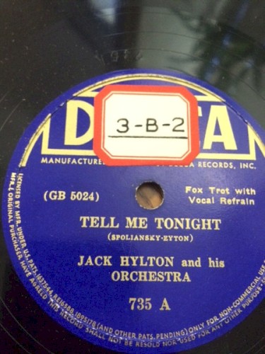 Tell Me Tonight / My Darling