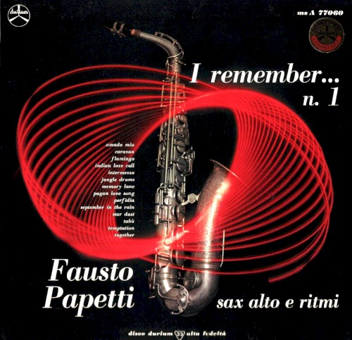 I Remember... n. 1: Sax alto e ritmi