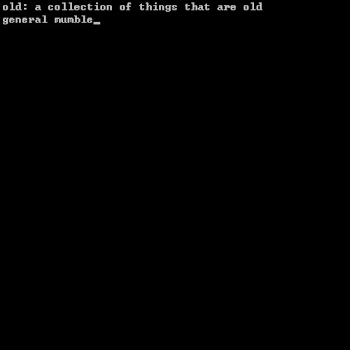 Old: A Collection of Things That Are Old