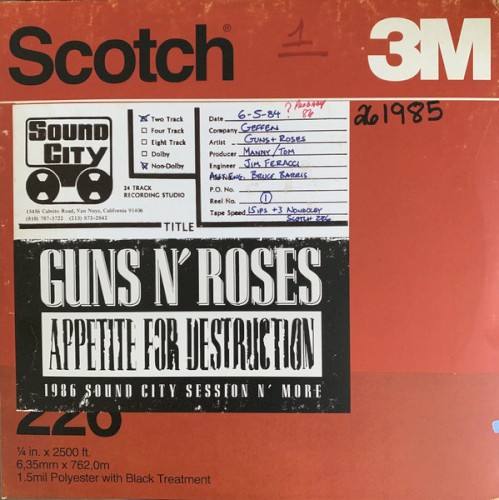 Appetite for Destruction | 1986 Sound City Session