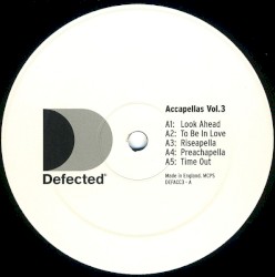 Defected Accapellas, Volume 3