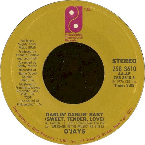 Darlin’ Darlin’ Baby (Sweet, Tender, Love) / A Prayer