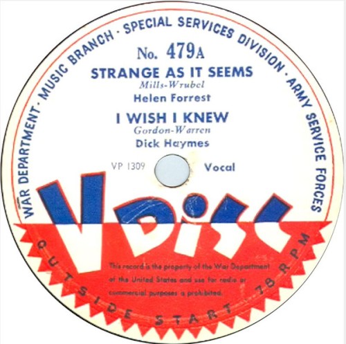 Strange as It Seems / I Wish I Knew / Twilight on the Trail / Red River Valley
