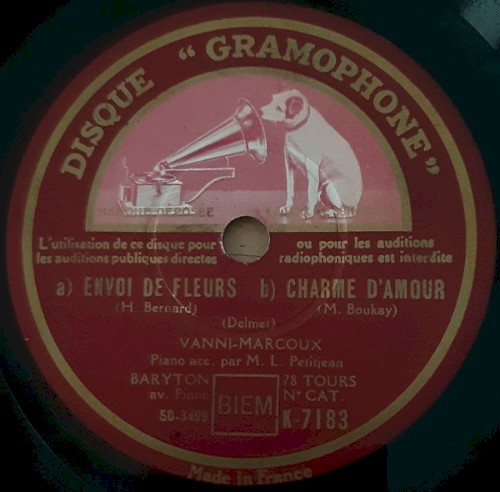 Envoi de fleurs / Charme d'amour / Stances à Manon