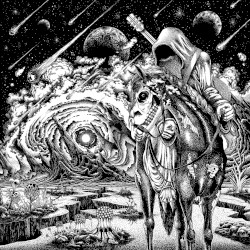 Cosmic Black Wizard Demon Horse Lord