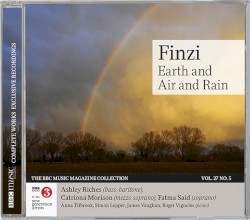 BBC Music, Volume 27, Number 5: Finzi: Earth and Air and Rain