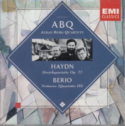 Haydn: Streichquartette, op. 77 / Berio: Notturno