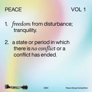 Peace Songwriting Competition 2023, Vol 1