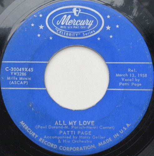 All My Love / Detour Ahead
