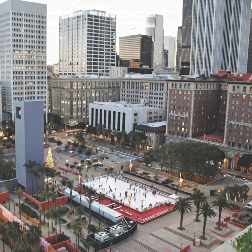 'Twas the Night at Pershing Square