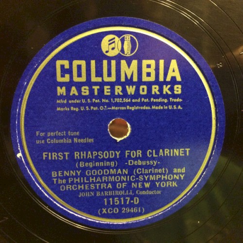 First Rhapsody for Clarinet
