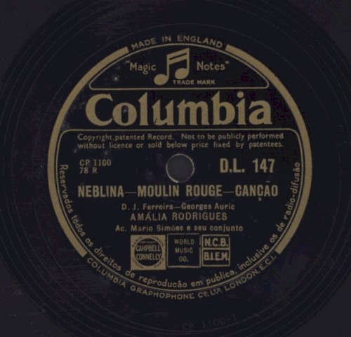 Neblina — Moulin Rouge / Minha canção é saudade