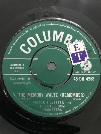 The Memory Waltz (Remember) / As I Love You