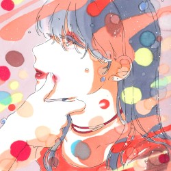 紅を点す