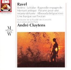 Boléro / La Valse / Rapsodie espagnole / Menuet antique / Pavane pour une infante défunte / Alborada del gracioso / Une barque sur l’océan
