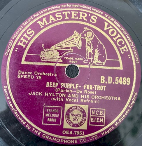 Deep Purple / The Handsome Territorial